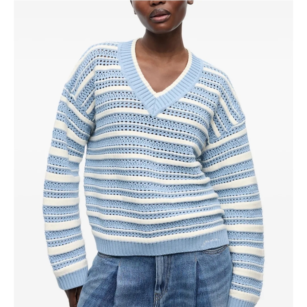 GANNI - NWOT Knitted Sweater, Organic Cotton Size M